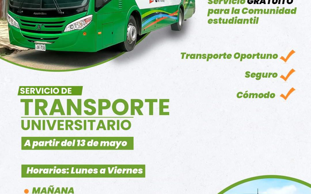 UNAAA TIENE TODO LISTO PARA BRINDAR EL SERVICIO DE TRANSPORTE UNIVERSITARIO