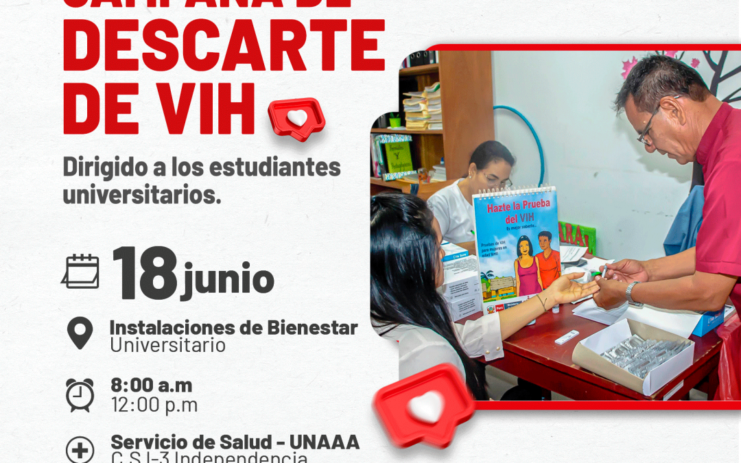 Campaña de Descarte de VIH para estudiantes universitarios