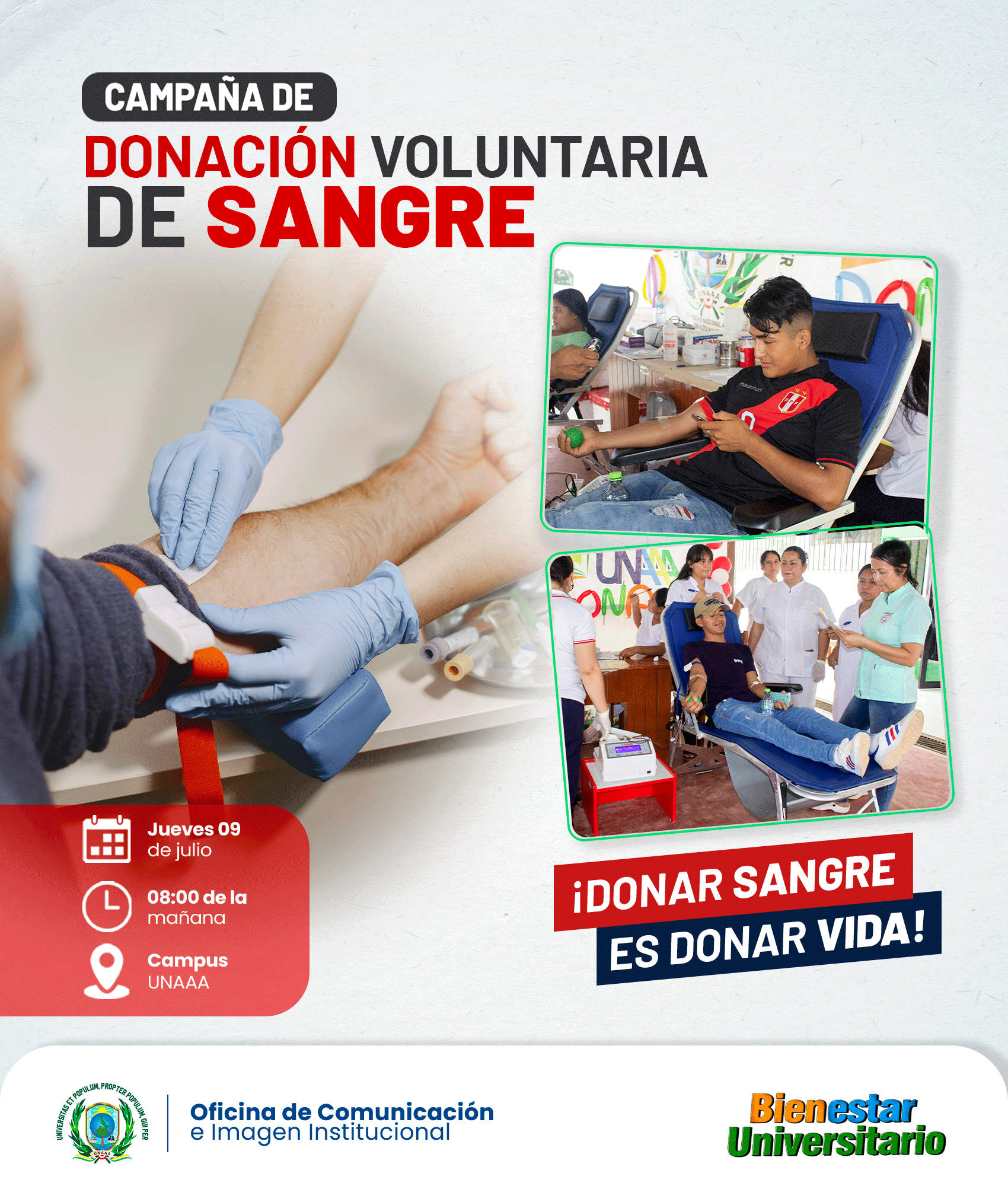 Campaña de Donación Voluntaria de Sangre