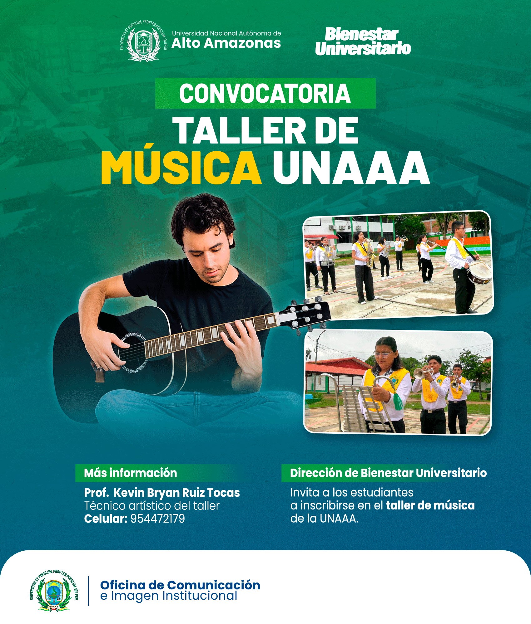 Convocatoria Taller de Música